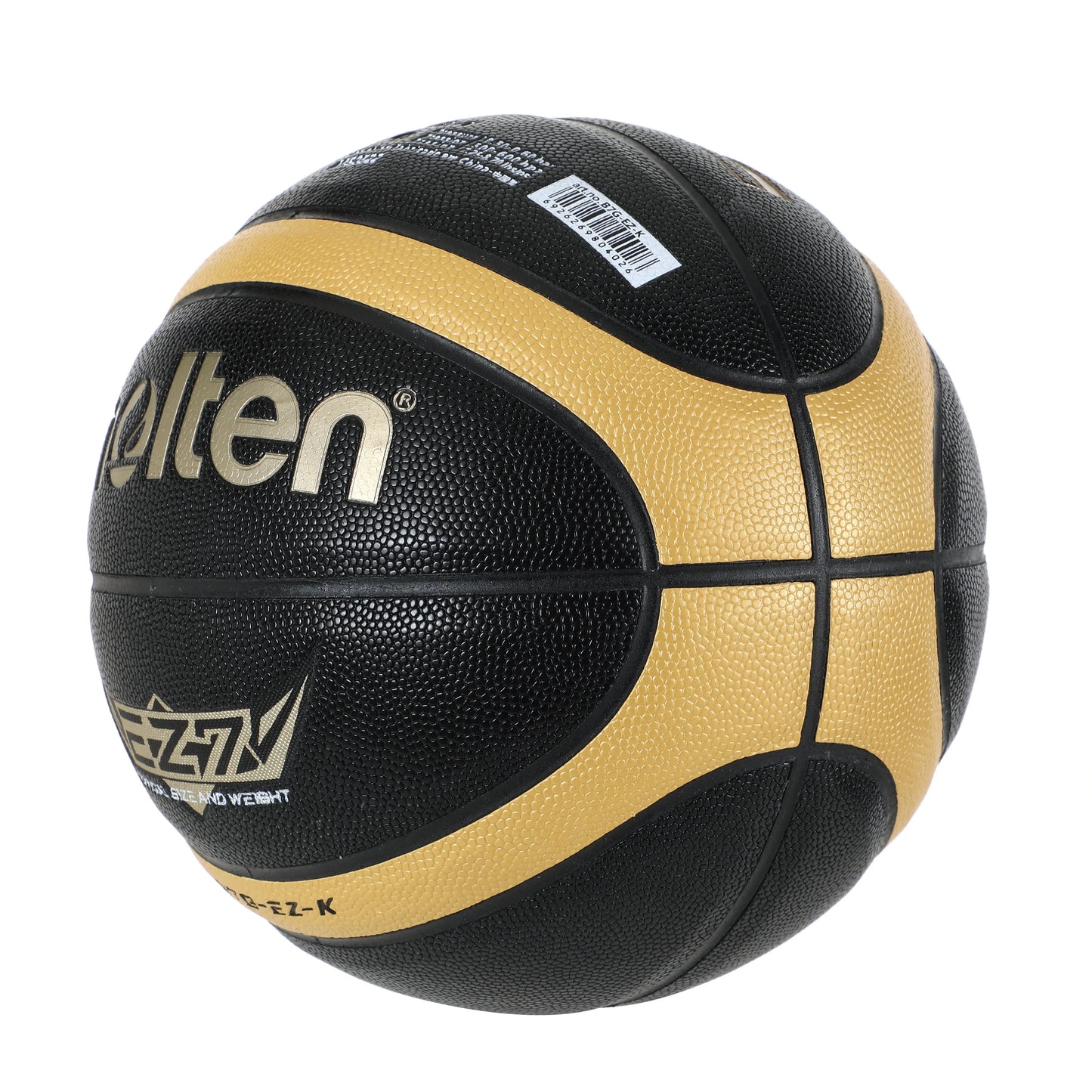 Molten Size 5 6 7 Basketball EZK Black Gold PU Outdoor Indoor Balls Women Youth Man Match Training Basketalls